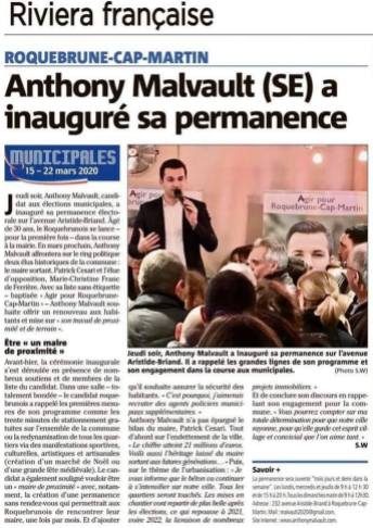 Anthony Malvault, agir pour Roquebrune-Cap-Martin